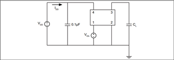 Applikations-Schaltungsdiagramm - Microchip Technology DSC63 MEMS-Oszillatoren